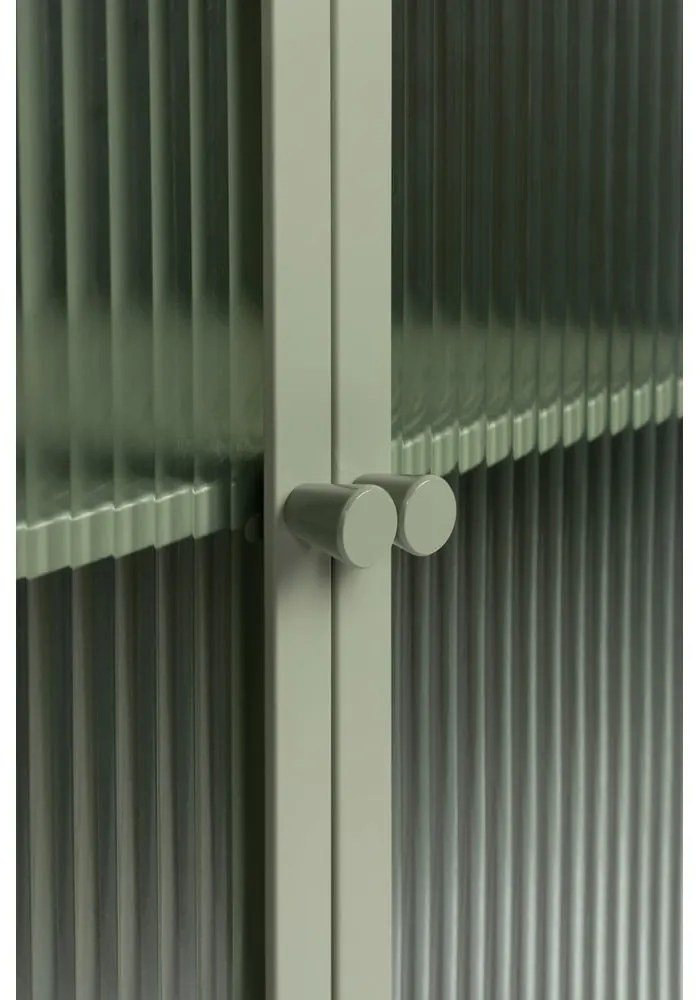 Zöld tálalószekrény 60x105 cm Herbe – White Label