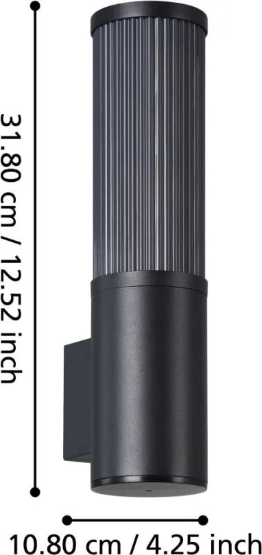 EGLO 901033 SALLE Modern Kültéri Fali Lámpa E27 IP54