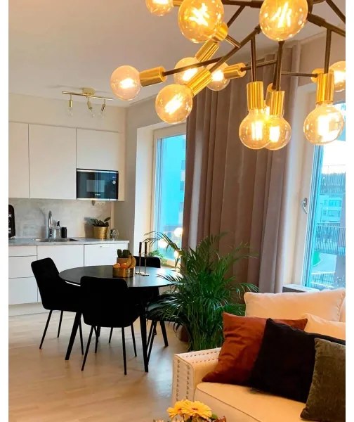 ByRydens 4200460-4002 - Csillár zsinóron HEROES 24xE27/5W/230V