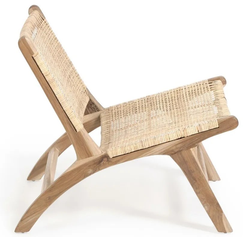 Natúr színű szőtt fotel Beida – Kave Home