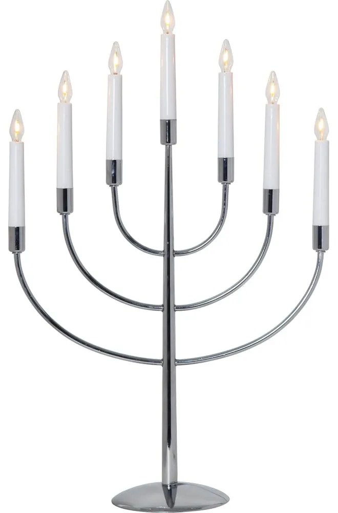 Ezüstszínű konnektorhoz csatlakoztatható karácsonyi fénydekoráció Titus – Star Trading