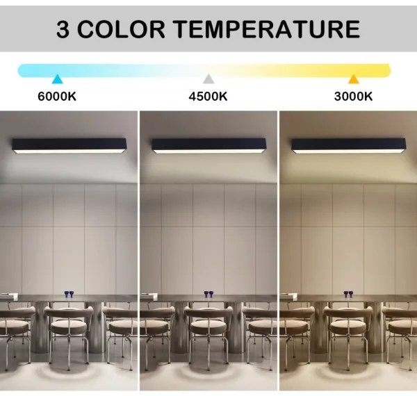 Immax NEO 07074-90-LED Dimmelhető mennyezeti lámpa CANTO 50W/230V fekete Tuya + távirányító