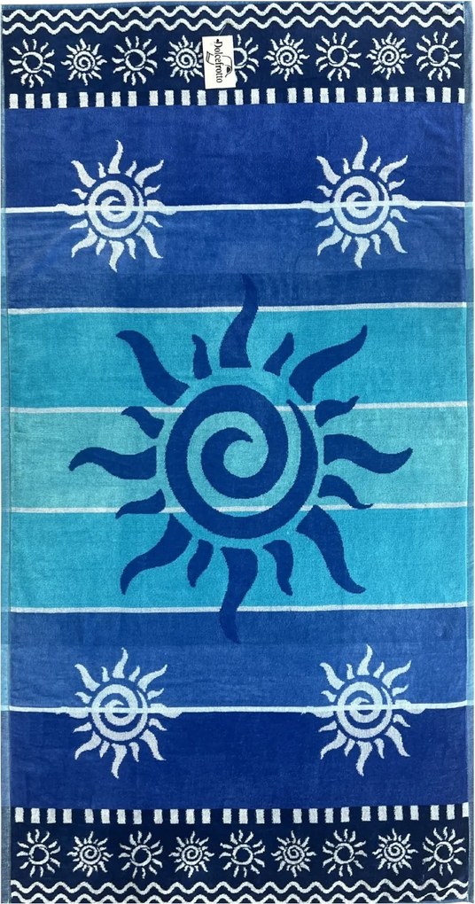 STROMBOLI Strandtörölköző kék 165x90cm