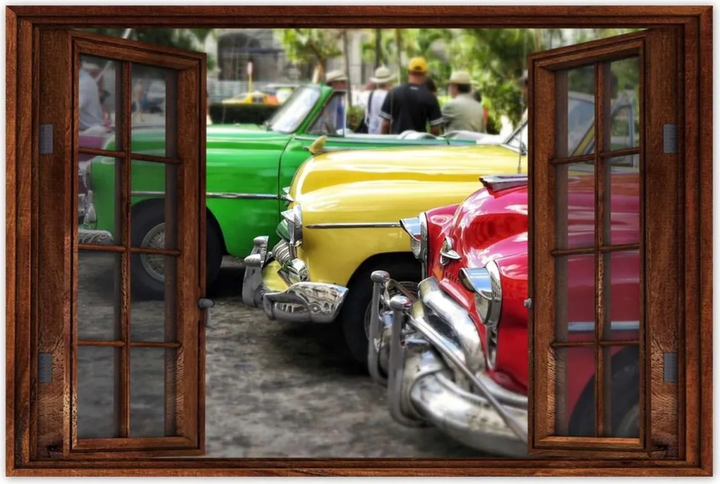 Poszterek 60x40 Régi kubai autók