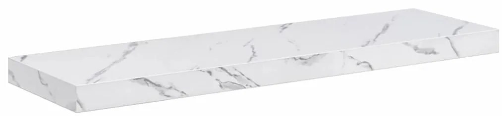 Falpolc Falra szerelhető Fehér márvány 80 x 23,5 x 4 cm Faanyag