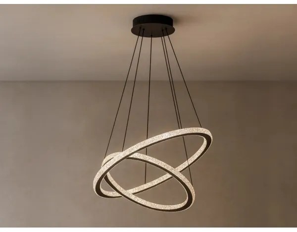 Fényerőszabályozható LED csillár kábeles felfüggesztéssel LED/150W/230V 3000-6500K + távirányító