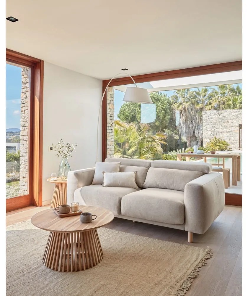 Bézs kanapé 215 cm Singa - Kave Home