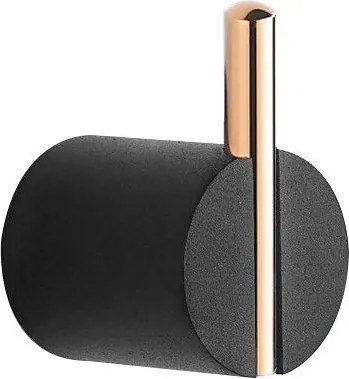 Mexen Aron törölközőhorog, fekete/rózsaarany - 7088135-67