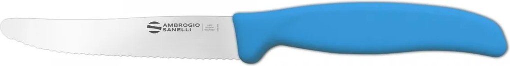 Pikutek fogazott kés Ambrogio Sanelli Supra 11cm kék