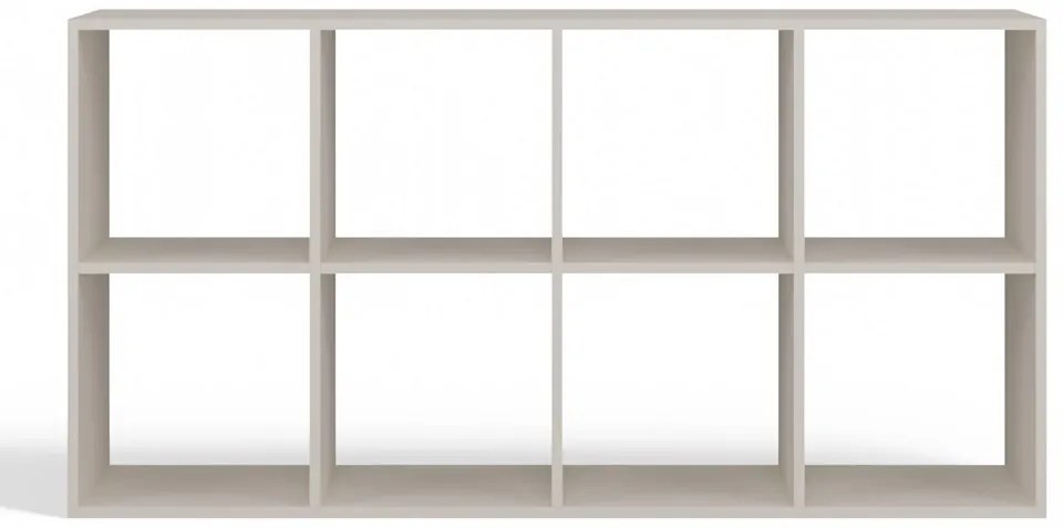 Malax 2x4 polc, 147x75x30 cm, kasmír