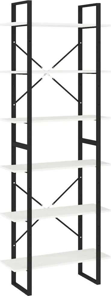 vidaXL fehér tömör fenyőfa magasszekrény 80 x 30 x 210 cm