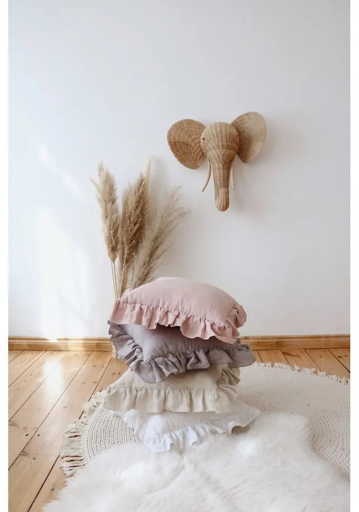 Gyerek párnahuzat White Frill - Moi Mili