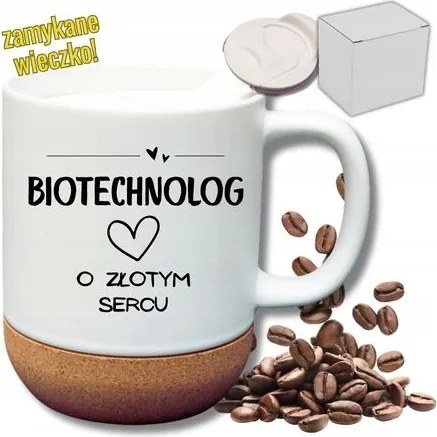 Fehér Bögre Parafa Vicces Ajándék Biotechnológus Arany Szív