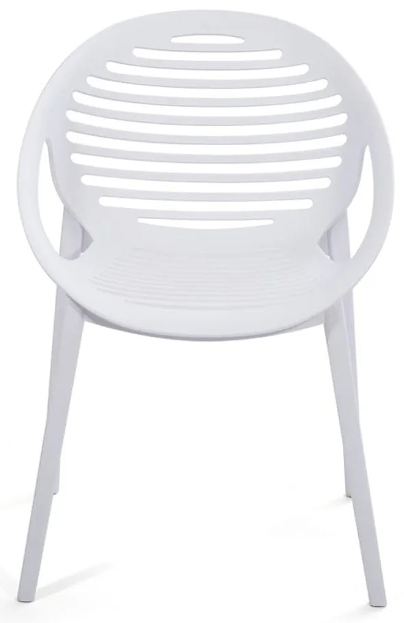 4 db fehér étkezőszék Jaanna és természetes asztal Marienlist - Bonami Essentials