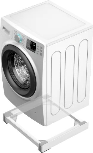 Meliconi 656146 -Rezgéscsillapító alátét mosógéphez kihúzható kerekekkel 61 cm fehér