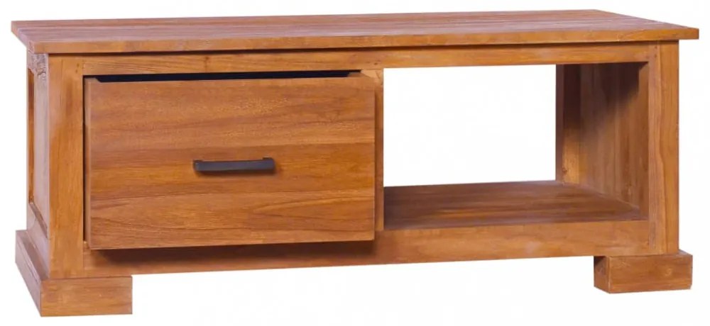 tömör tíkfa TV-szekrény 90 x 50 x 37 cm