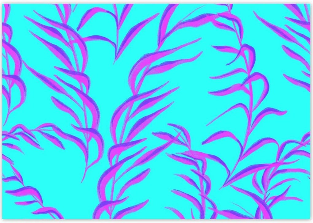 Poszterek 100x70 Modern levél minta