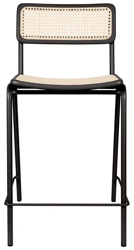 Fekete-natúr színű bárszék szett 2 db-os 93,5 cm Jort – Zuiver