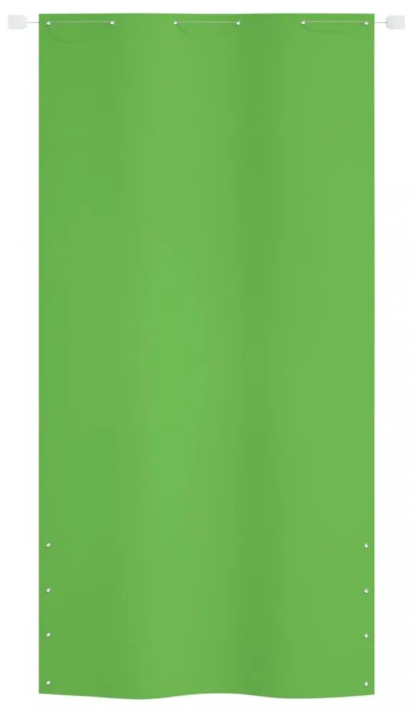 világoszöld oxford-szövet erkélyparaván 120 x 240 cm