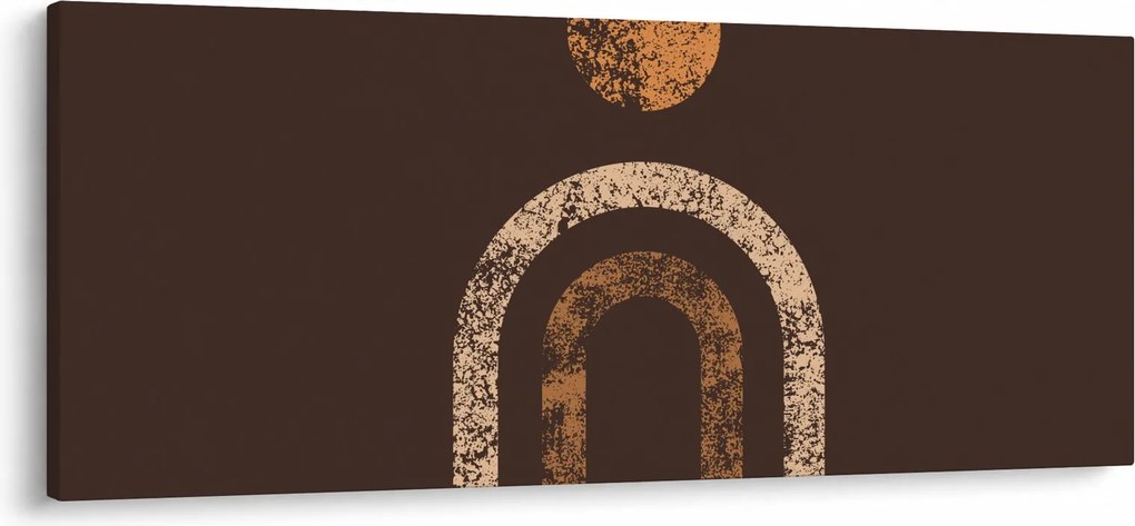 Kép - Narancssárga ívek N⁰1 (120x50 cm)