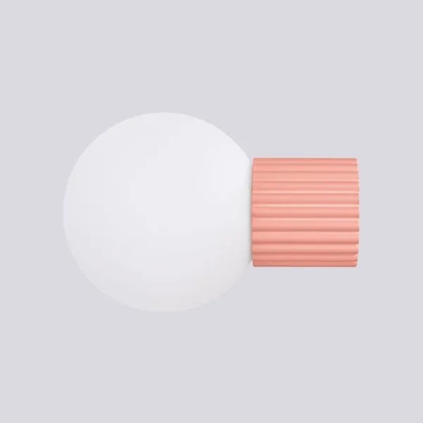 Sollux SL.1752 - Fürdőszobai fali lámpa HALO 1xG9/8W/230V IP44 rózsaszín