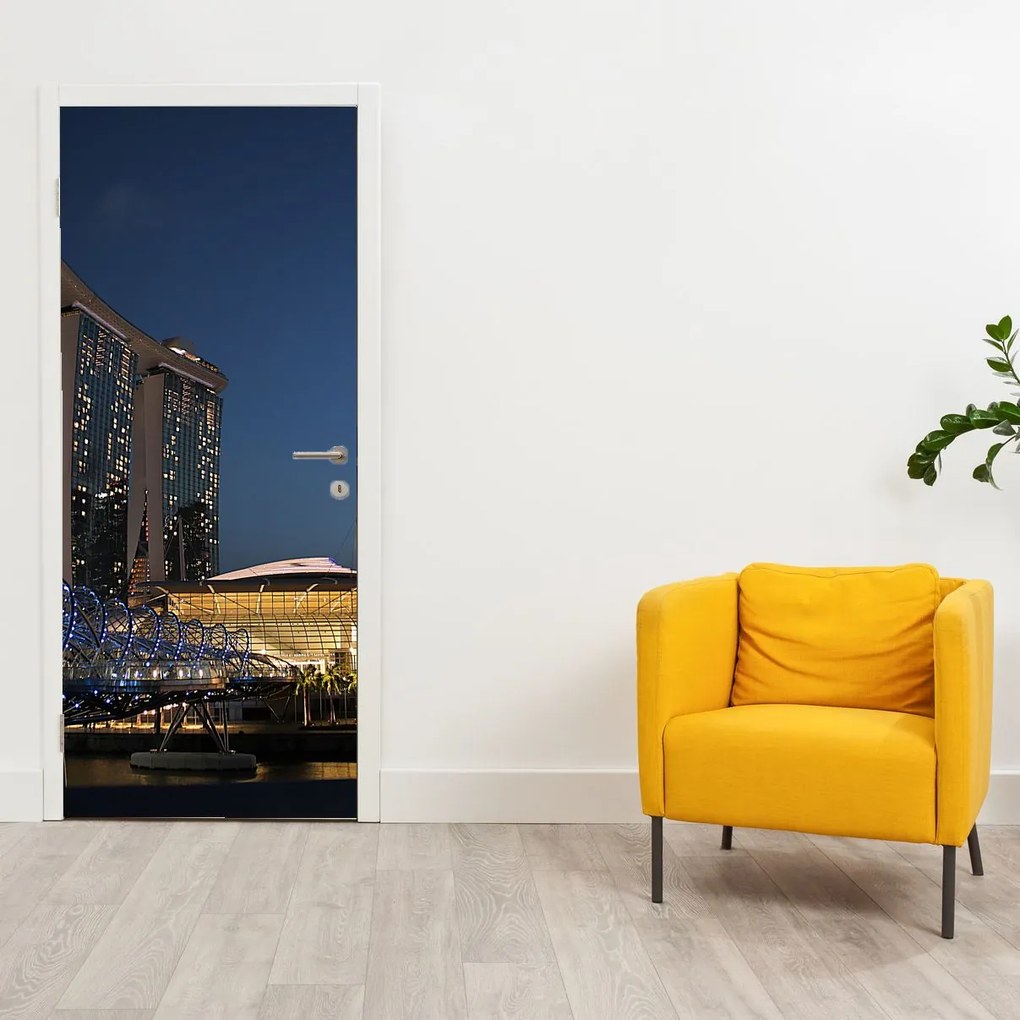 Fotótapéta ajtóra - Metropola (95x205cm)