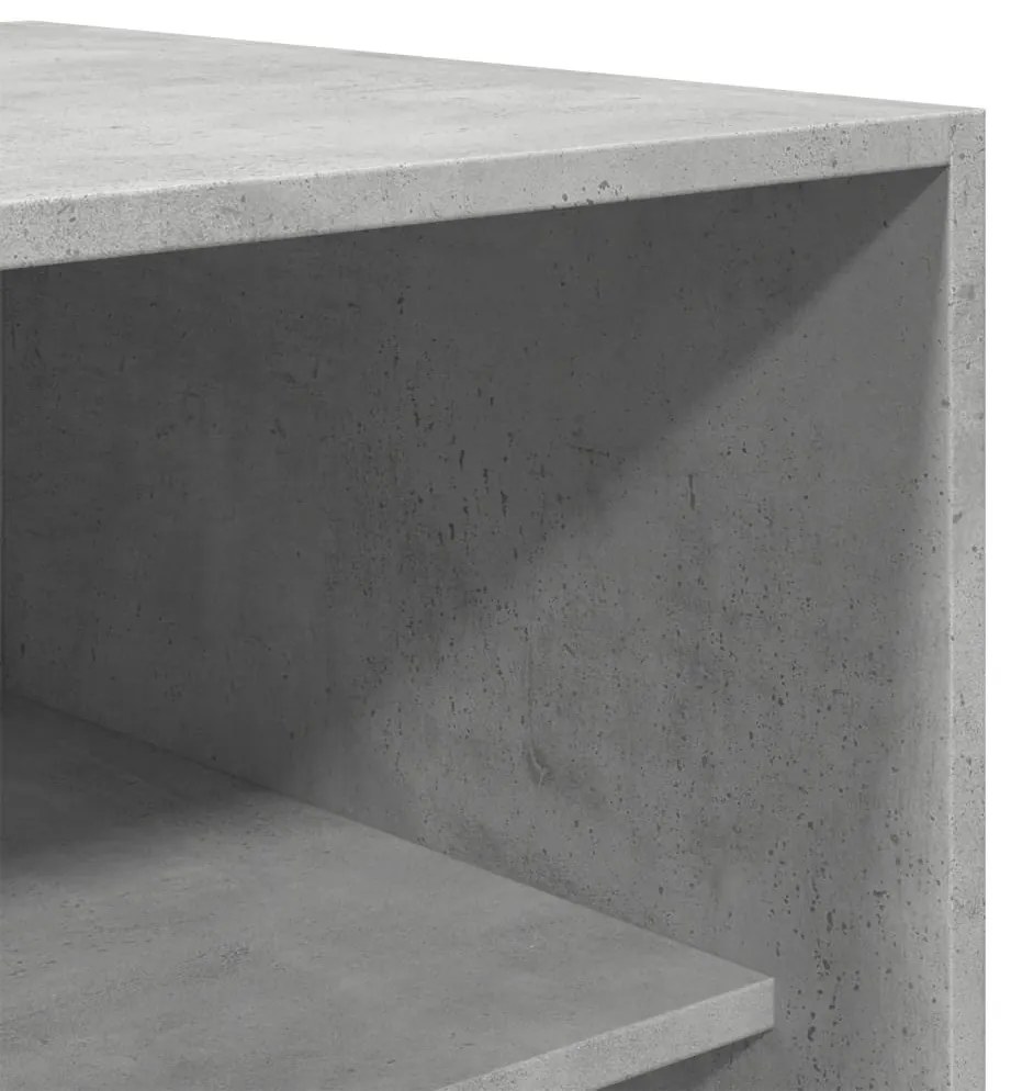 betonszürke szerelt fa ruhásszekrény 80 x 50 x 200 cm