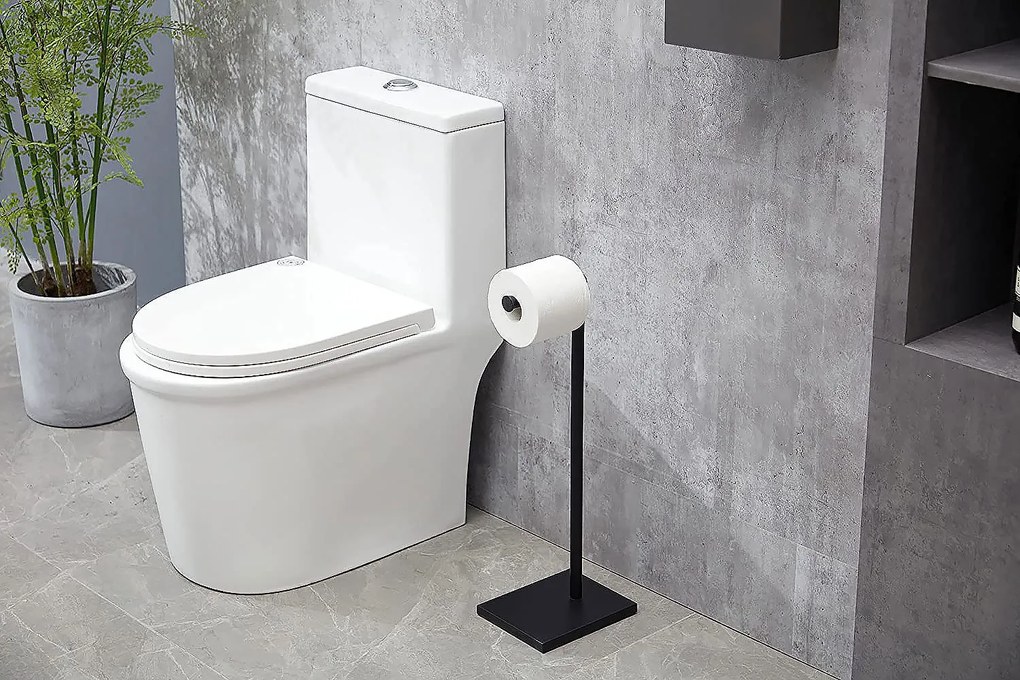 Álló WC papír tartó Black 322744