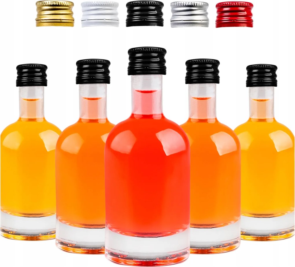 10DB Mini Tinktúrás Palack Miniatűr Tadek 50ML Ajándék Vendégeknek