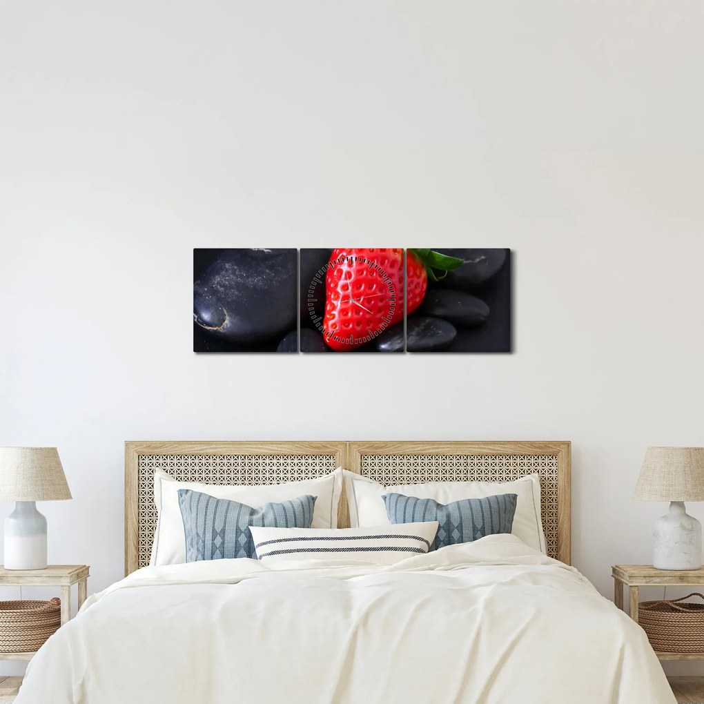 Eper képe (órával) (90x30 cm)