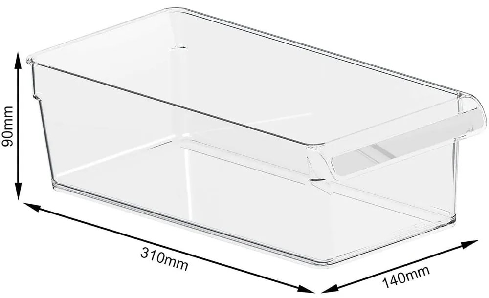 Műanyag hűtőszekrény rendszerező Loft – Rotho