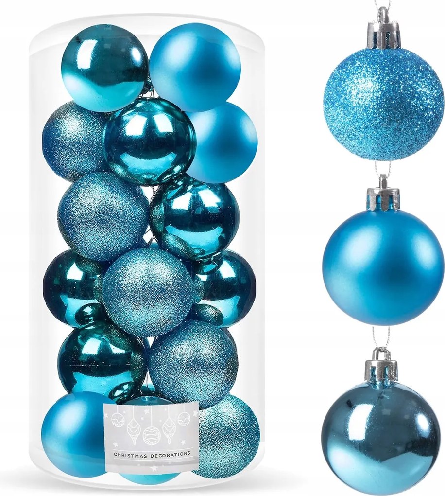 Karácsonyfadísz Nád 20 Db-os Karácsonyfa 4 CM Törhetetlen Medál Szett