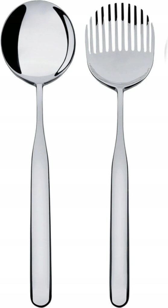Alessi Collo-alto Saláta evőeszközök 2 El. Ezüst