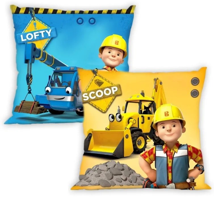 FARO Bob a mester 40x40 cm díszpárna huzat