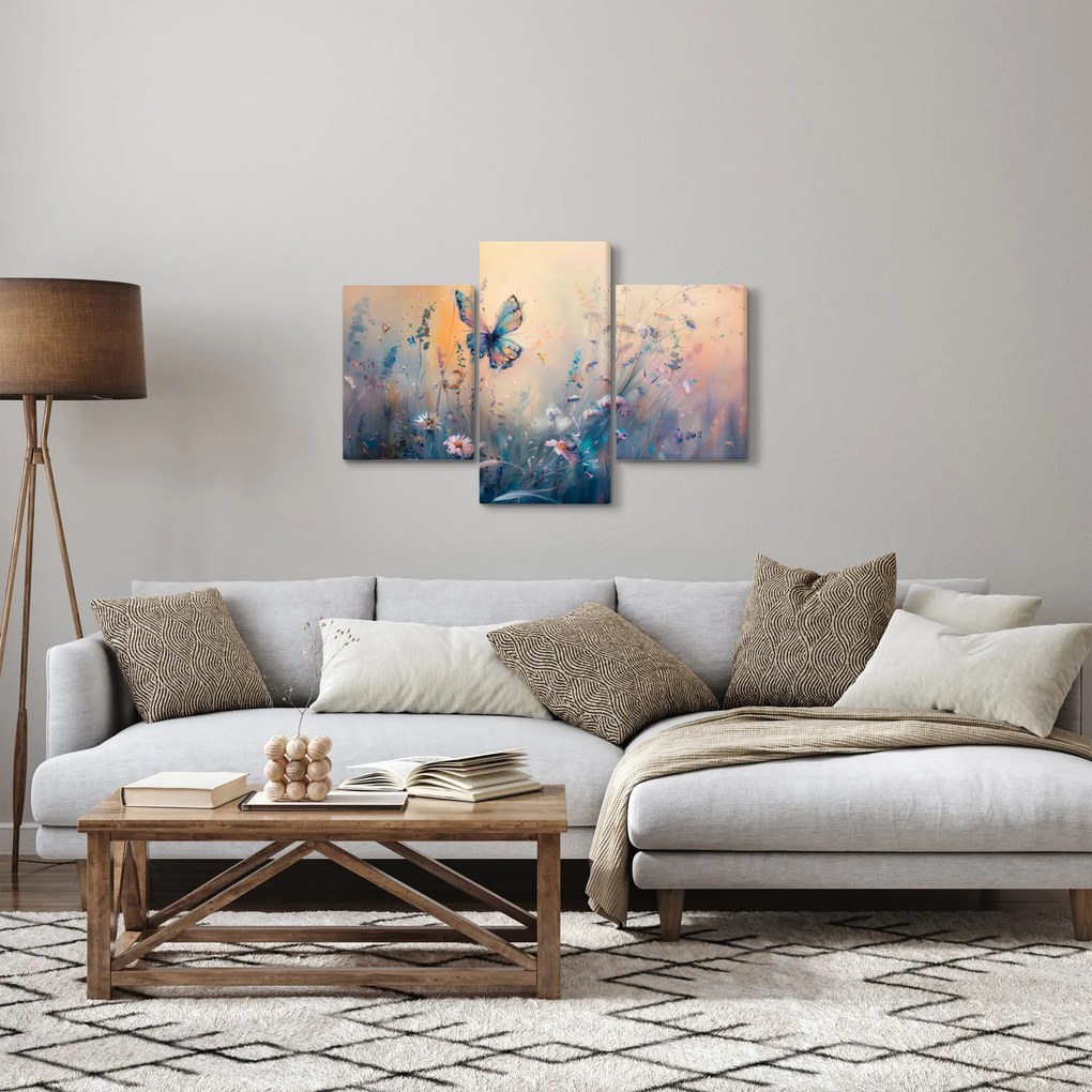 Kép - Rét pillangóval II (90x60 cm)