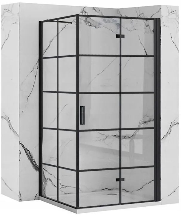 Zuhanykabin Rea Molier Black 110x90