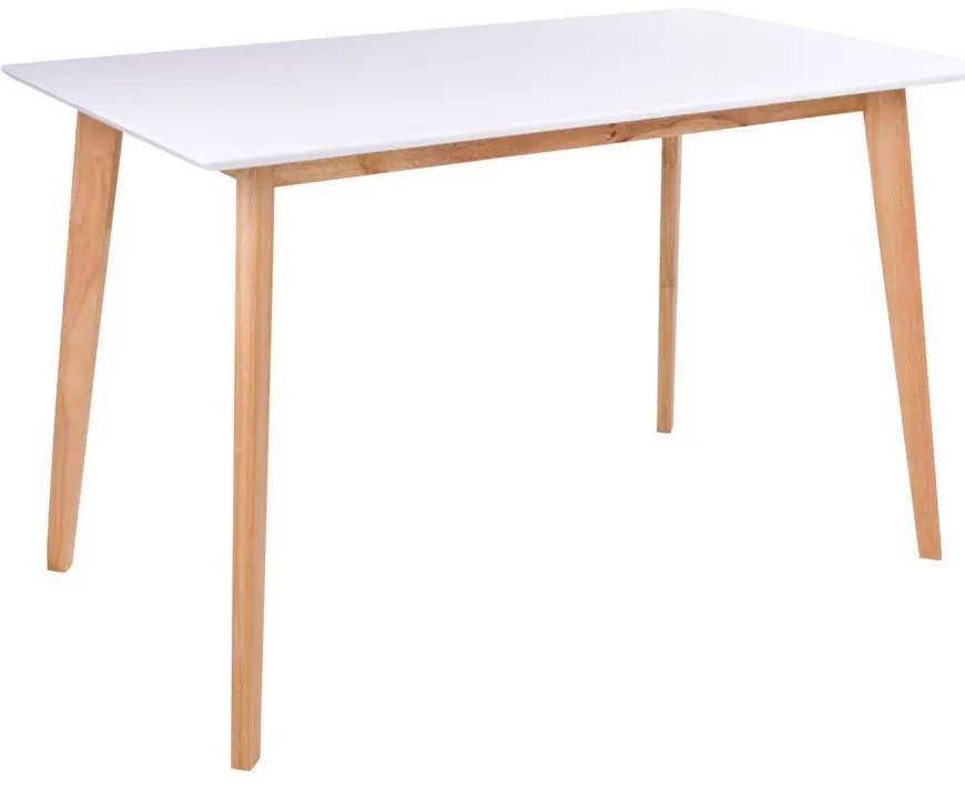 Vojens étkezőasztal 120x70 cm fehér-natúr