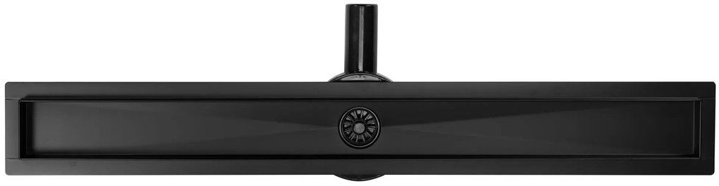 Lineáris lefolyó REA PURE NEO PRO black matt 80