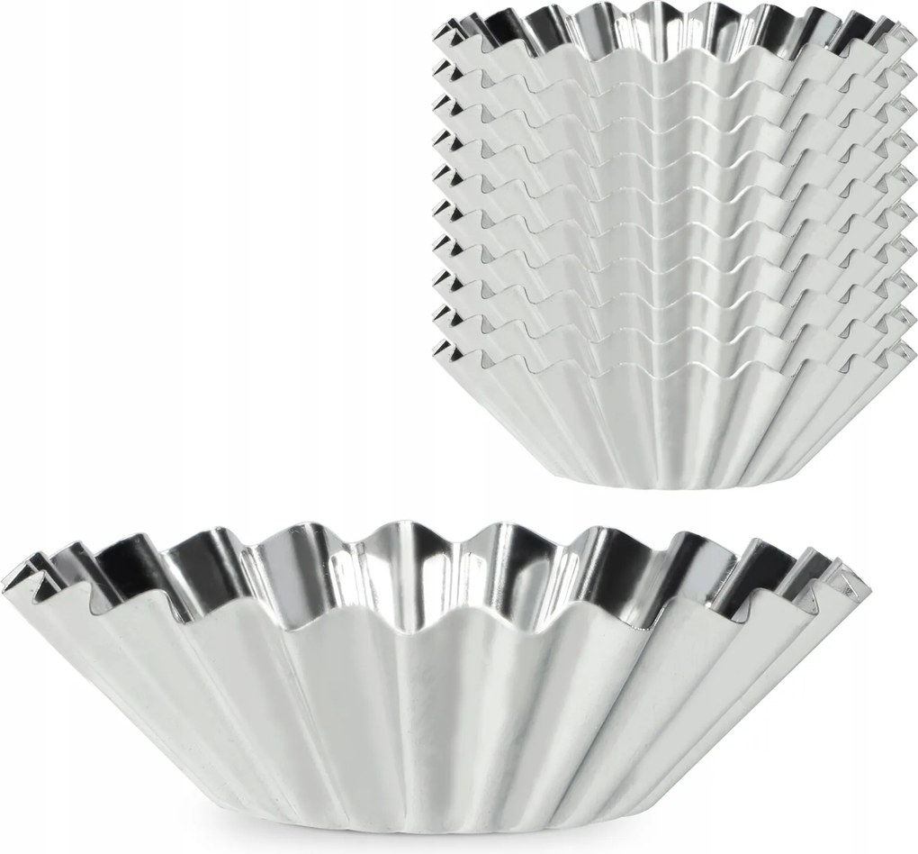 Fém Muffin Formák Muffinokhoz 7cm 10 db