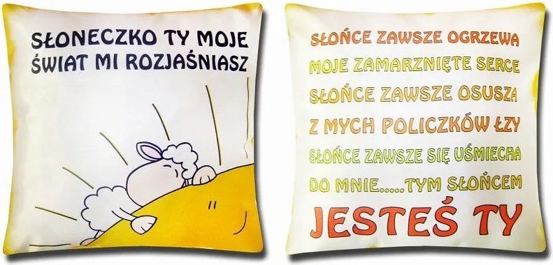 Kis párna Valentin Napi verssel