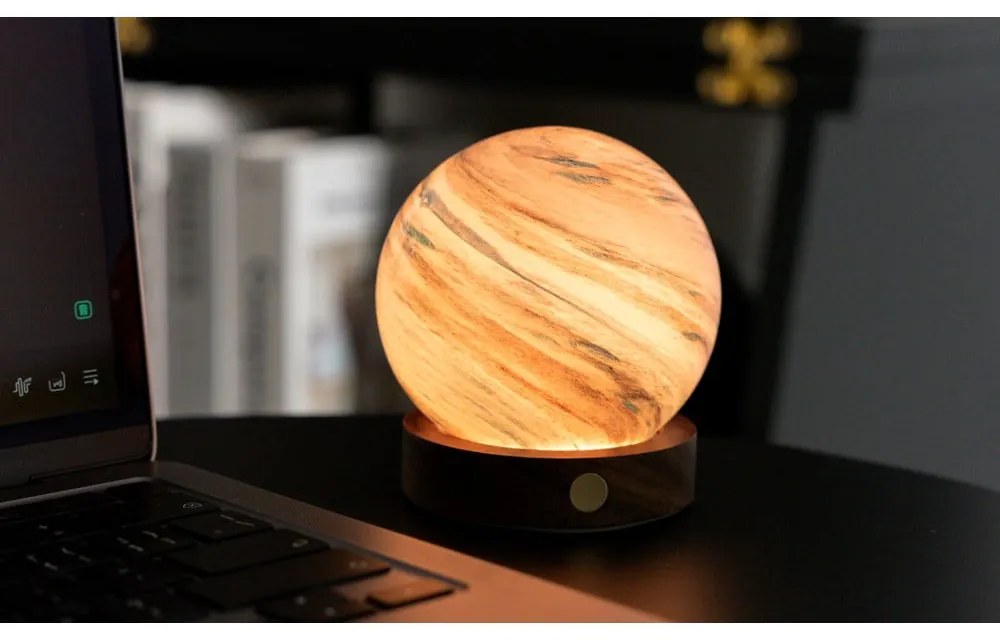 Barna-sötét natúr színű USB fénydekoráció ø 8 cm Polar Cloud – Gingko