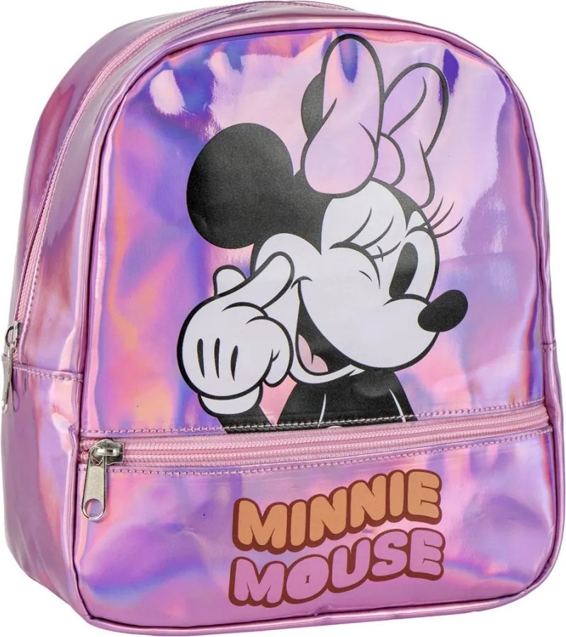 Disney Minnie Iridescent hologrammos hátizsák, táska 23 cm