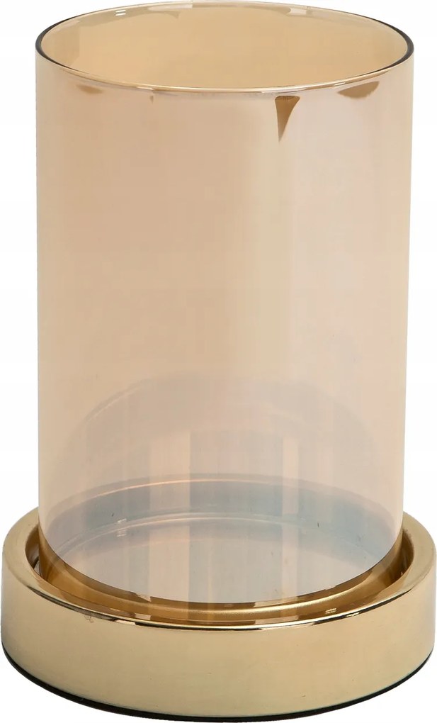 Dekorációs gyertyatartó 16,5 cm arany 133724