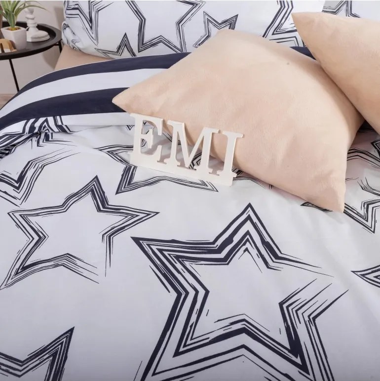 EMI Maxim pamut ágyneműhuzat, A standard egyszemélyes ágy szett tartalma: 1x 140x200 + 1x 70x90
