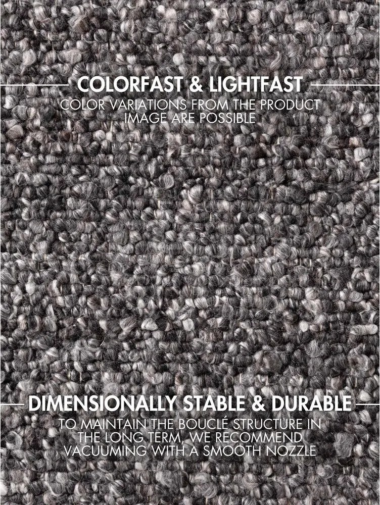 Sötétszürke kézi szövésű buklé szőnyeg 120x170 cm Notting Hill Portobello – Ted Baker