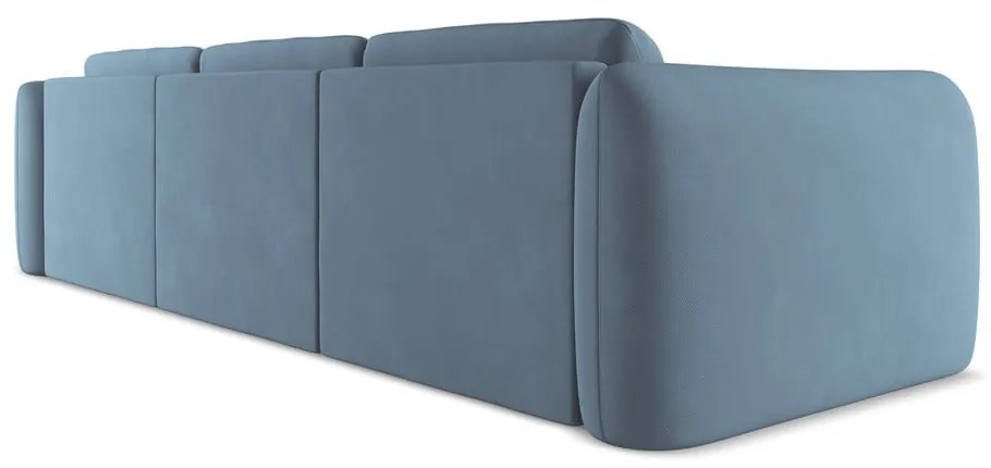 Világoskék sarokkanapé (jobb oldali) Hoku – Makamii