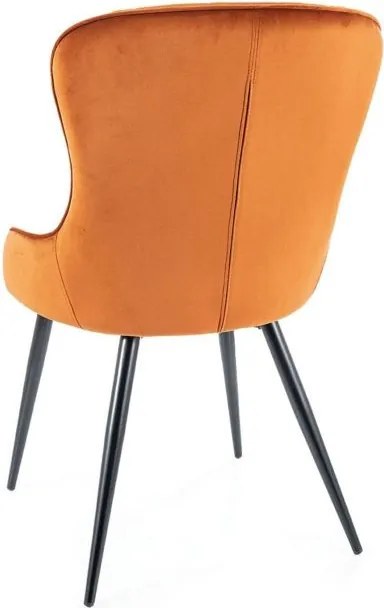 Lotus Velvet étkezőszék fahéj