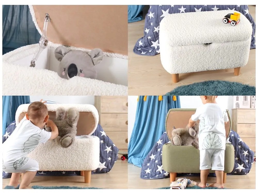 Világoszöld gyerek pad Moouv – Hanah Home