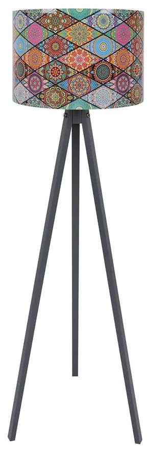 Állólámpa AYD 1xE27/60W/230V többszínű/szürke