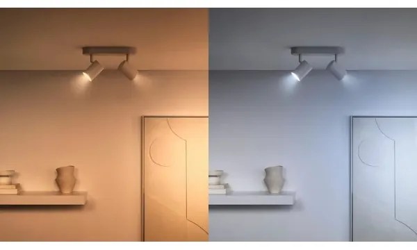 2 db-os szett dimmelhető LED izzó PAR16 GU10/4,7W/230V 2700-6500K CRI 90 Wi-Fi-WiZ